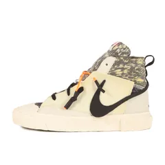 【新品】READYMADE レディメイド US8.5(26.5cm) | 21SS ×NIKE BLAZER MID WHITE (CZ3589-100) | ブレザー ミッド | ホワイト×ブラック | ナイキ コラボ スニーカー シューズ 靴【メンズ】