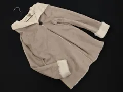 QUEENS COURT クイーンズコート ムートン調 ジャケット size1/グレージュ ◇■ レディース