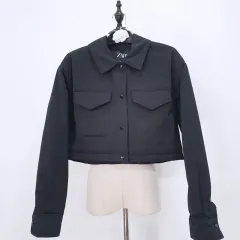 ZARA ザラ キルティング クロップド アウター