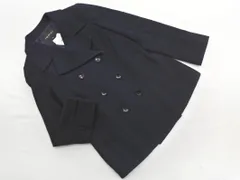 新品 INDIVI インディヴィ ウール混 ピー コート size38/紺 ◇■ レディース