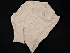 KBF ケービーエフ アーバンリサーチ ケーブル編み ワイド幅 ニット セーター sizeone/アイボリー ◇■ レディース