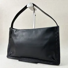 COACH　コーチ　ワンショルダー　バッグ　レザー　ブラック　ソフトレザー