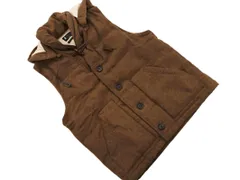 BEAMS ビームス ウール混 ダウンベスト sizeM/茶 ◇■ メンズ