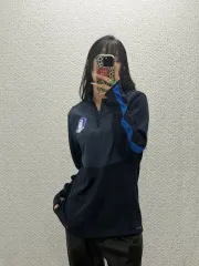 ナイキ ドライフィット 韓国代表 サッカー ハーフジップ ロングスリーブ L C08482