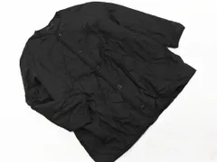 MONO-MART モノマート ノーカラー 中綿 コート sizeS/黒 ◇■ メンズ