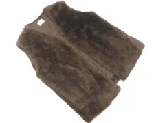 LOWRYS FARM ローリーズファーム フェイクファー ベスト sizeF/茶 ◇■ レディース