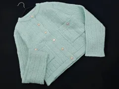 N. エヌ ナチュラルビューティーベーシック クルーネック カーディガン sizeM/サックス ◇■ レディース