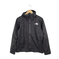 THE　NORTH　FACE　ザノースフェイス　NPW12307　NOVELTY　VENTURE　JACKET　ノベルティベンチャージャケット　マウンテンパーカー　Lサイズ　総柄　ブラック　保存袋付
