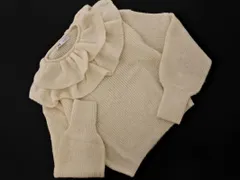 ZARA ザラ フリル ニット セーター sizeM/オフホワイト ◇■ レディース