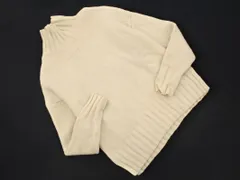 COMPTOIR DES COTONNIERS コントワーデコトニエ ウール100% ワイド幅 タートルネック ニット セーター sizeM/アイボリー ◇■ レディース