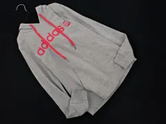 adidas アディダス 裏起毛 プルオーバー パーカー sizeOT/グレー ◇■ レディース