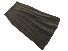 nano universe ナノユニバース コーデュロイ ロング スカート size36/グレー ◇■ レディース