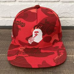 신품 Coca Cola × BAPE CAMO 스냅 백 캡 a bathing ape trucker hat cap 에이프 베이프 코카콜라 위장 모자 y3