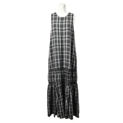 BEAUTY&YOUTH チェック柄 レーヨン混 ワンピース