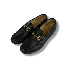 グッチ　GUCCI ホースビット　ローファー　レザーシューズ　ブラック　黒 38C