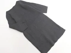 自由区 ウール100% Iライン ワンピース size40/グレー ◇■ レディース