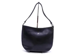 Kitamura キタムラ レザー セミショルダー バッグ 黒 ■■ レディース