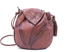 Czarda IBIZA イビザ 本革 レザー ミニ ショルダー バッグ 茶 ■■ レディース