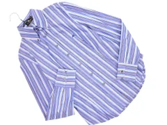 ETRO エトロ ストライプ ブラウス シャツ size40/青 ◇■ レディース
