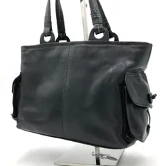 box21 ボックス21 ハンドバッグ トートバッグ 本革 レザー 編み込み 黒