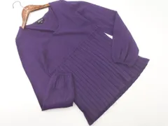 INDIVI インディヴィ ウール混 ニット セーター size38/紫 ◇■ レディース