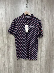 美品 CALLAWAY キャロウェイ タグ付き 刺繍 ゴルフウェア ポロシャツ sizeL/赤ｘ紺 ■◆ メンズ