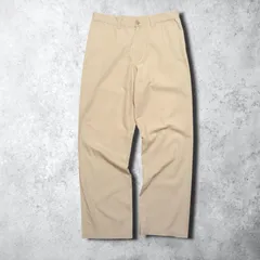 patagonia パタゴニア オーガニックコットン ワイド ストレート ダック ワーク パンツ W32 ベージュ リラックス バギー アウトドア アメカジ