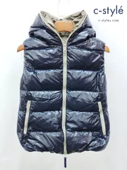 【未使用に近い】デュベティカ　DUVETICA　ダウンベスト　ライトダウン　44 DUVETICA (デュベティカ) シャイニー フルジップ ライトダウン ベスト