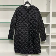 UNIQLO ユニクロ ブラック ダウン ロング コート L