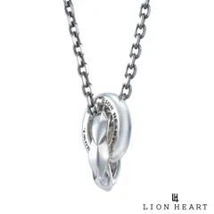 ライオンハート HOWL タテガミ ダブルリング ネックレス type2 シルバー925 メンズ ブランド LION HEART