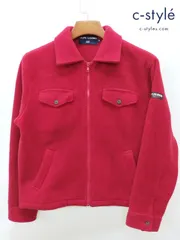 L655 [人気] POLO SPORT ポロスポーツ フリースジャケット Ｍ レッド C-TK-6427 | N★