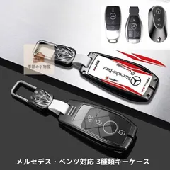 期間限定 メルセデス・ベンツ高品質キーケース 合金製 スポーツデザイン 耐衝撃・耐傷 レッド×ホワイト 新品未使用