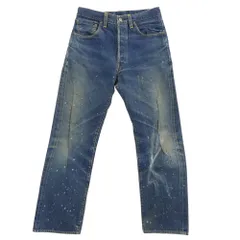Levi's リーバイス 501XX 復刻 90s 裏刻印555 USA バレンシア工場製 ボタンフライ デニムパンツ ジーンズ インディゴブルー系 W33 L36【中古】
