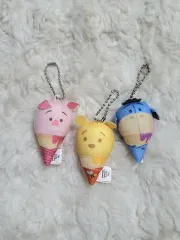 ディズニー ポップタウン アイスクリーム キーホルダー (プー/ピグレット/イーヨー) まとめ売り
