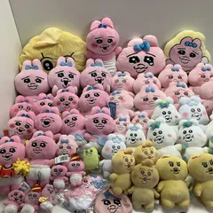 ◆ 【ジャンク品】 50点 まとめ商品 おぱんちゅうさぎ んぽちゃむ きみまろぬいぐるみ マスコットなど 現状品