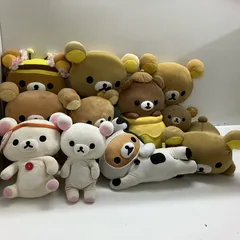 ◆ 【ジャンク品】 11点 まとめ商品 リラックマ コリラックマ ぬいぐるみ BIGサイズ
