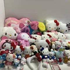 ◆ 【ジャンク品】 Sanrio サンリオ 30点 まとめ商品 ハローキティ ダニエル ぬいぐるみ マスコット 現状品