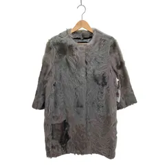 ドゥロワー Drawer ノーカラーカルガンラムファーコート  レディース  36