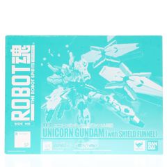 혼 웹 상점 한정 ROBOT혼(SIDE MS) 유니콘 건담(실드 깔때기 장비) 기동 전사 건담 UC(유니콘) 완성품 가동 피규어 반다이