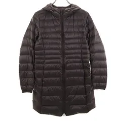 UNIQLO ユニクロ ウルトラライト ダウンコート M ダークブラウン レディース 古着