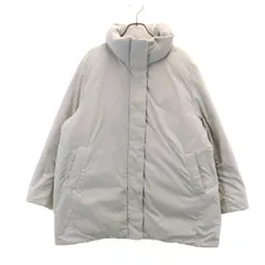 UNIQLO ユニクロ ハイブリッド ダウンコート XXL グレージュ ビッグサイズ レディース 古着