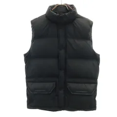 TOMMY HILFIGER トミーヒルフィガー ダウンベスト S ブラック メンズ 古着