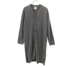 gelato pique ジェラートピケ 長袖 ルームウェア F グレー ふわもこ ロングカーディガン レディース 古着