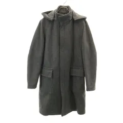 JUN ジュン 日本製 ウールブレンド コート F2 グレー メンズ 古着