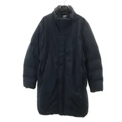 UNIQLO ユニクロ シームレス ダウンコート M ネイビー メンズ 古着