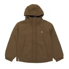 （セール・Lサイズのみ）COLOR COMMUNICATIONS JACKET カラーコミュニケーションズ ジャケット DRIP EMB PUFFY BROWN　スケートボード スケボー