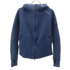 adidas アディダス 長袖 Z.N.E. ジップパーカー M ネイビー レディース 古着