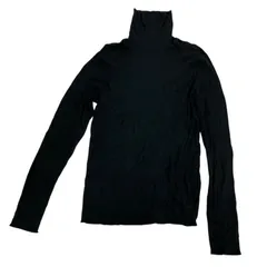 186000 RALPH LAUREN SPORT ラルフローレンスポーツ タートルネック ロングＴシャツ ニット XL ブラック コットン