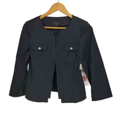エポカ Epoca シルク混 ノーカラージャケット レディース EUR：42 のサムネイル