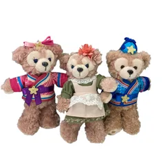 186001 Disney ディズニー シェリーメイ サークルオブフレンドシップ ぬいぐるみバッジ 美品 ダッフィー シェリーメイ 七夕 3点まとめ売り